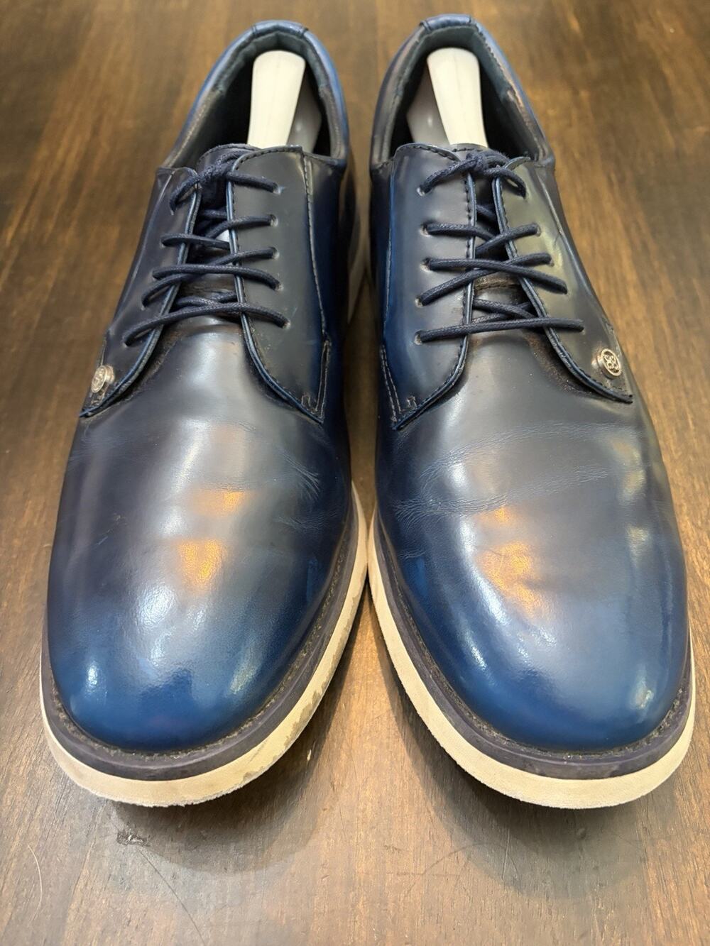 G/FORE Limited Edition Burnished Gallivanter Golf Shoes Navy Blue Men's Sz 11